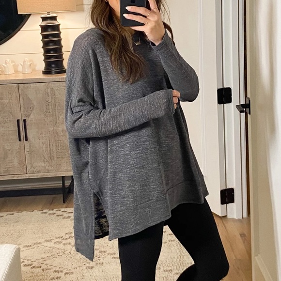 Indy Knit Top | Charcoal size M - Picture 2 of 8